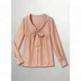 Somewhere : Blusa de seda beige